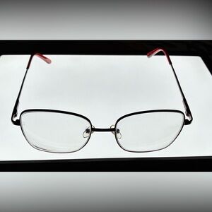 Stylish Red and Black Eyeglasses